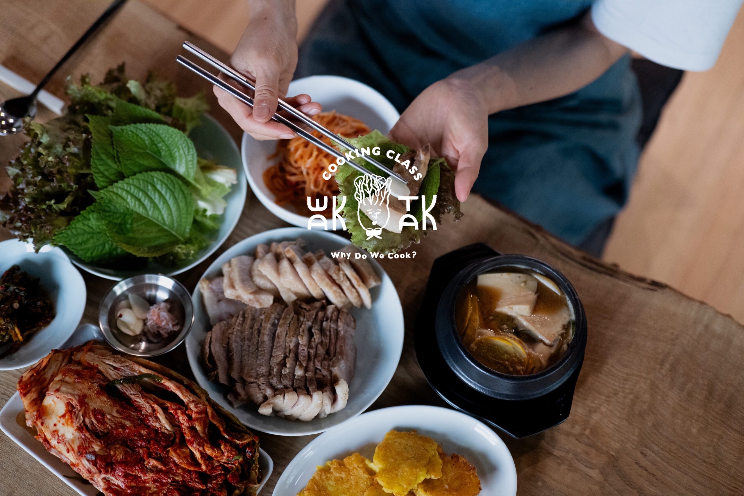 韓国家庭料理教室waktak cooking class