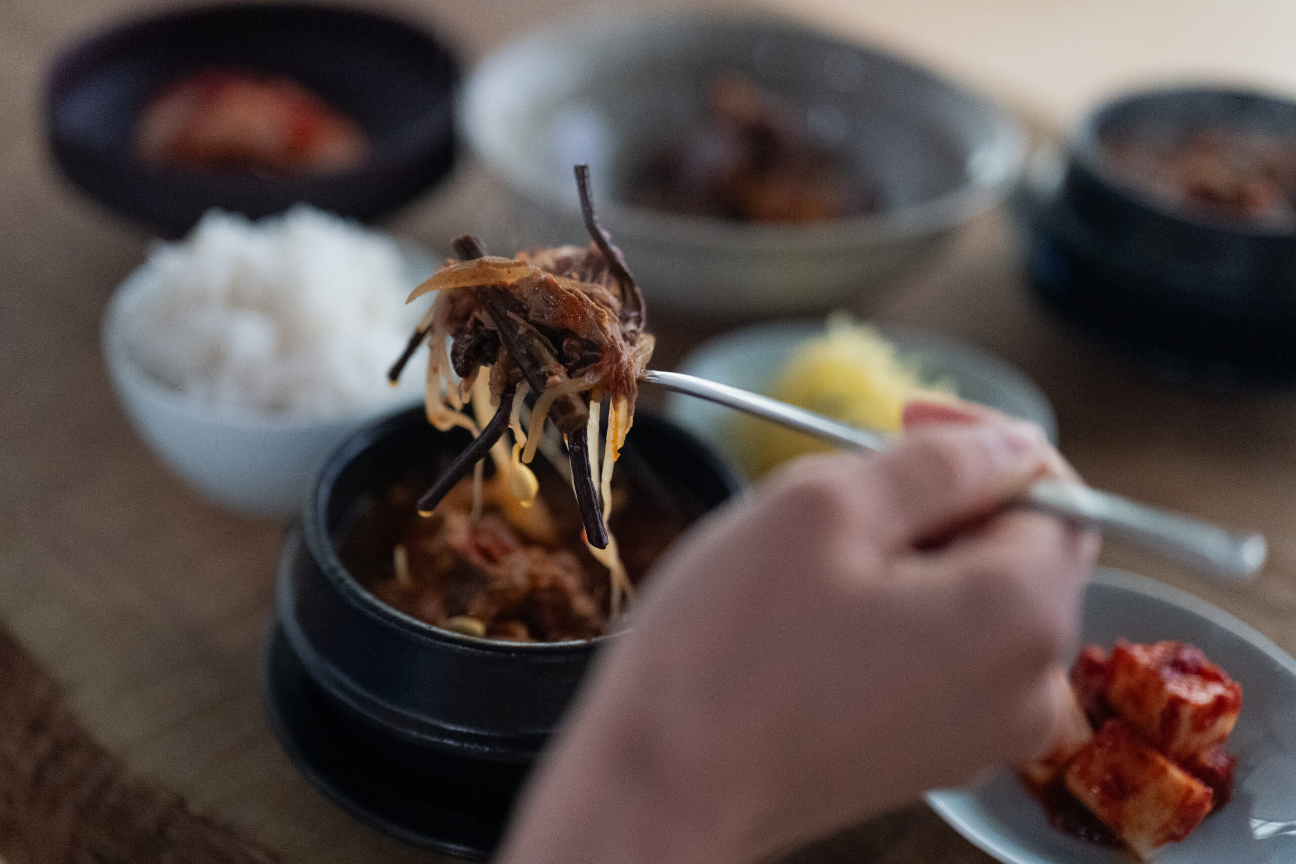 専門的な料理の代表として韓国料理