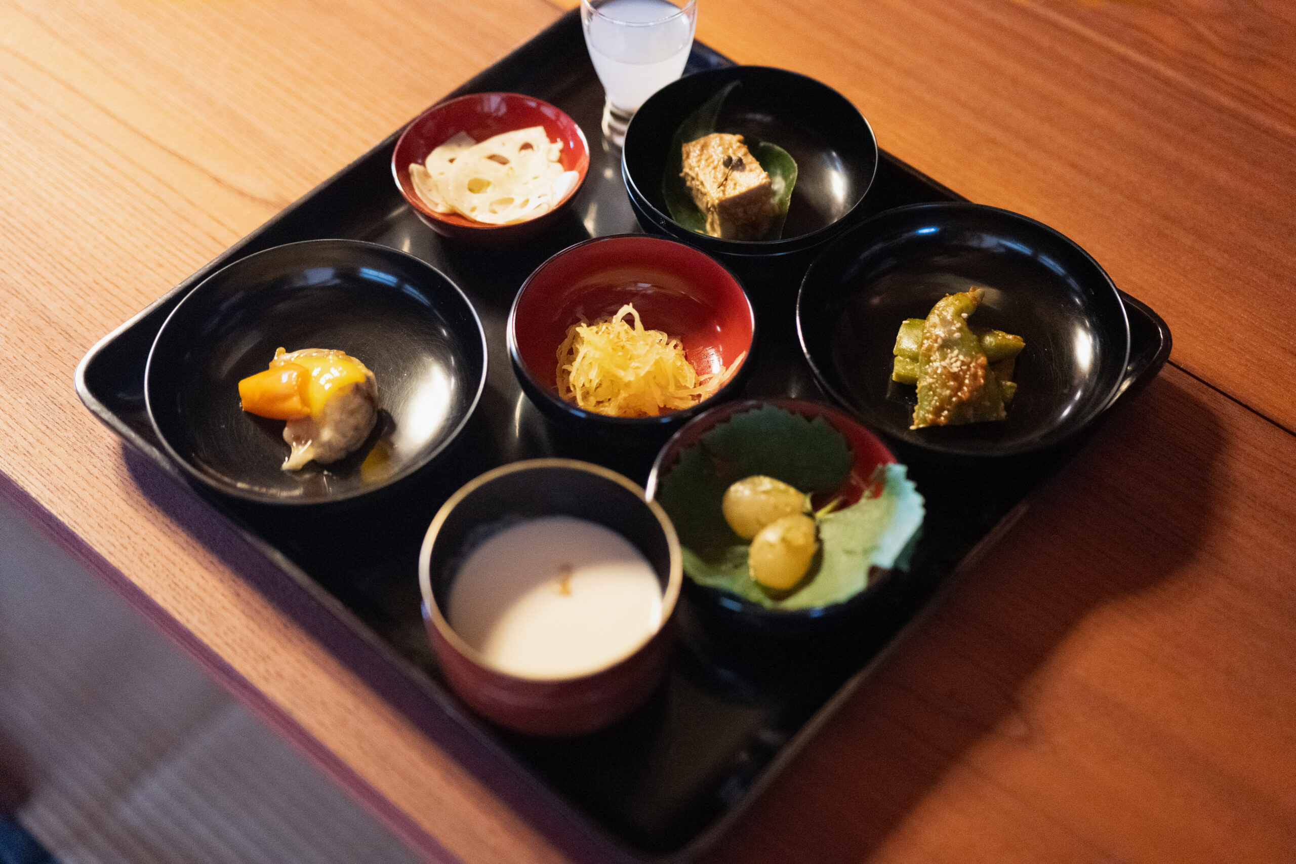 韓国精進料理の数々